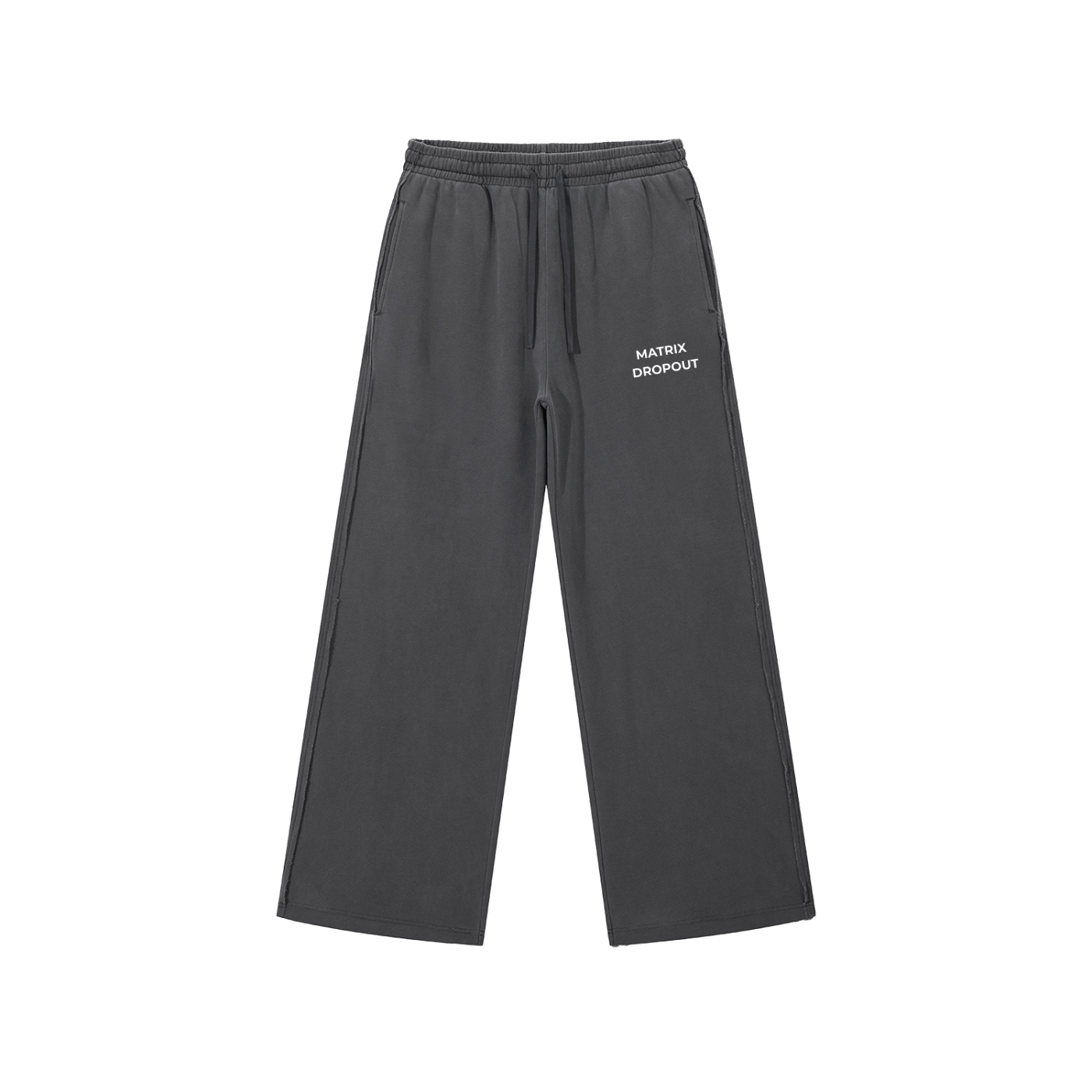 Matrix Dropout - Snow Washed Raw Edge Sweatpants