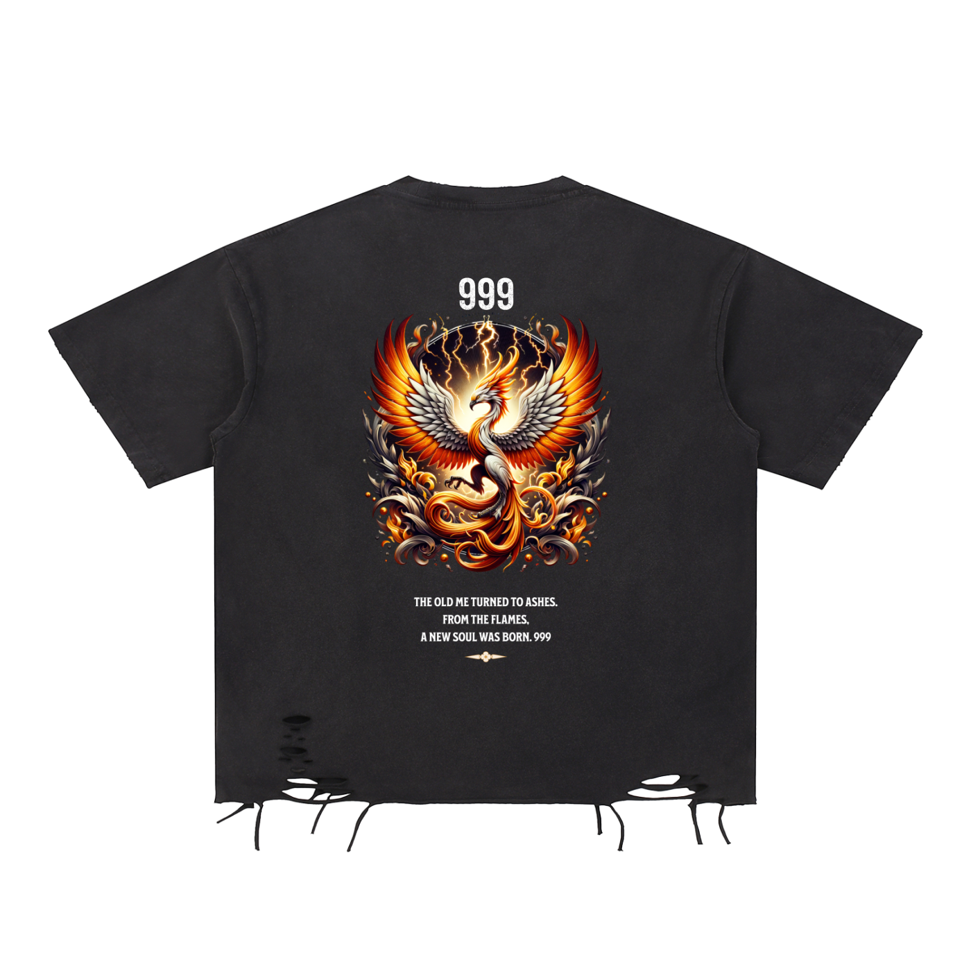 spiritual awakening tee,Spiritual Shift Tee,Spiritual Clothing ,washed vintage tee,men’s oversized streetwear ,rising phoenix,distressed tee,100% cotton tee,Raw-edge hem tee