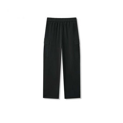 Matrix Dropout Wide-Leg Cargo Sweatpants