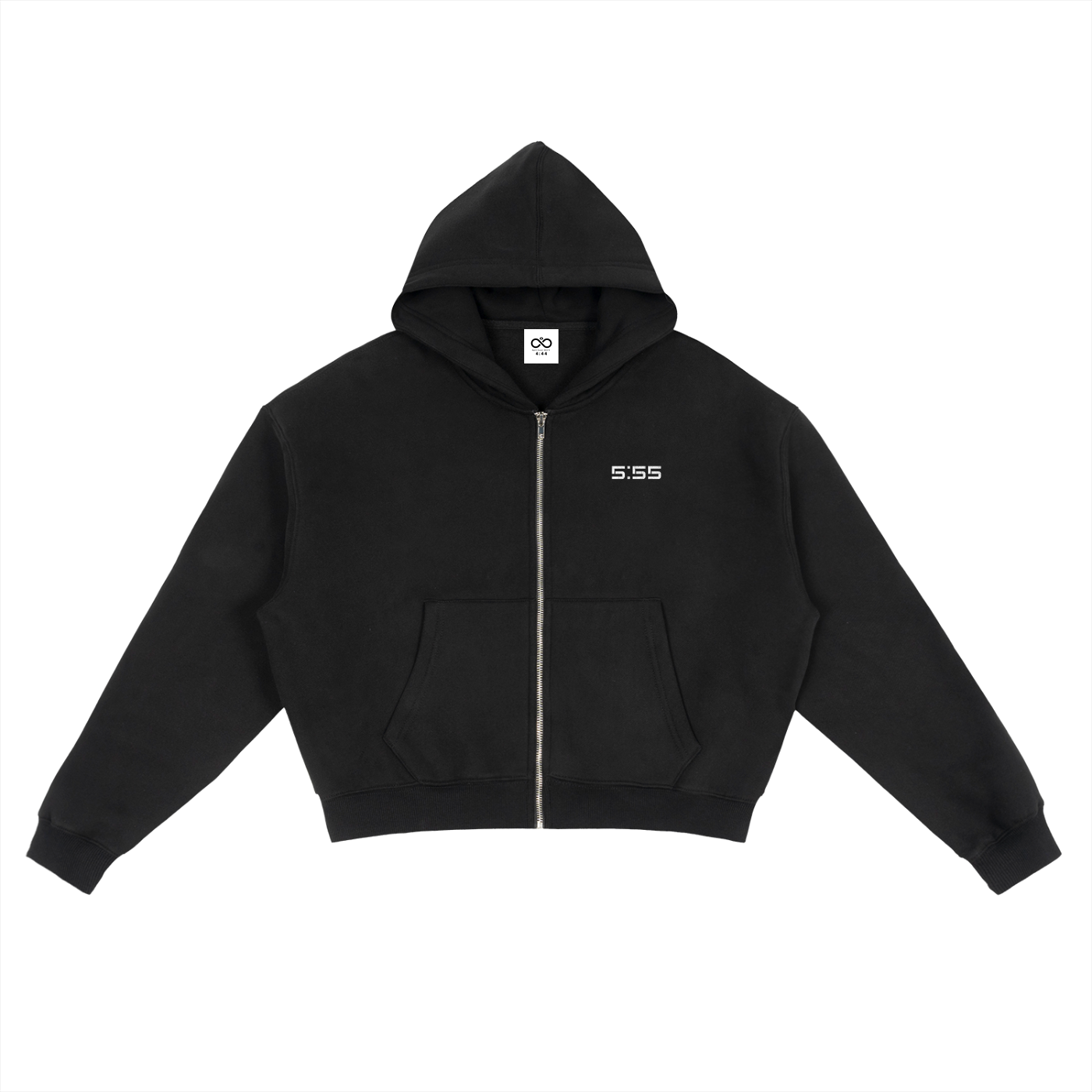 I Love The Old Me Boxy Zip Fleece Hoodie