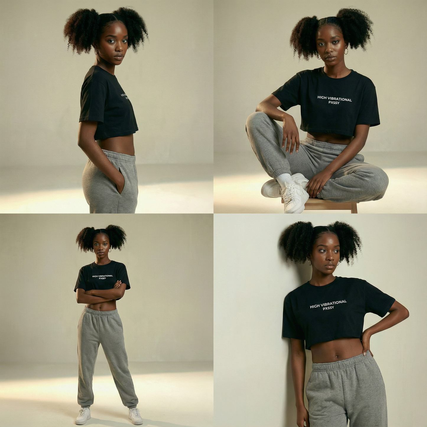 High Vibrational Pxssy Crop Top