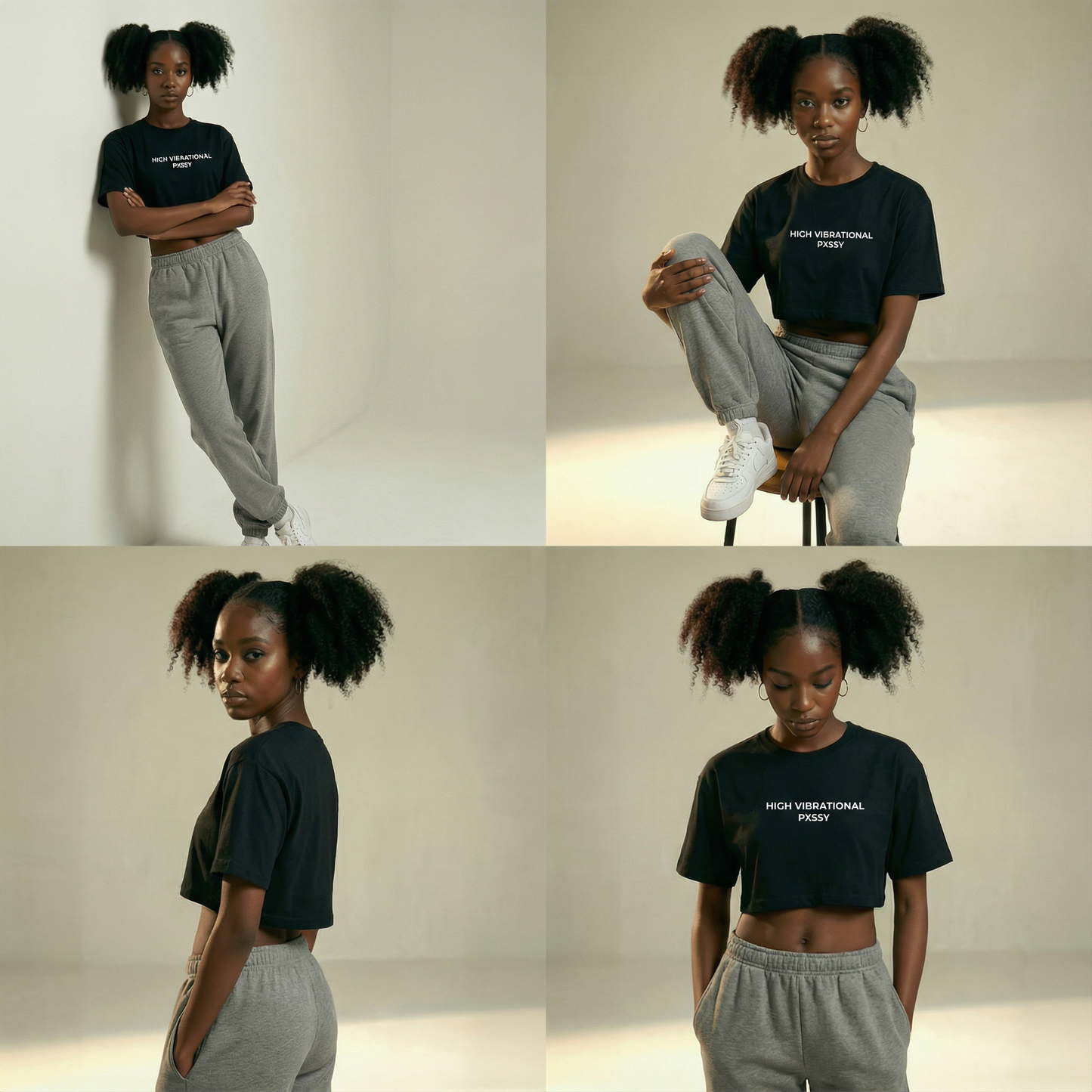 High Vibrational Pxssy Crop Top