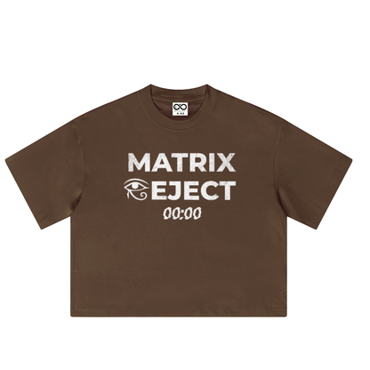 Glitch Eye of Horus Matrix Reject Boxy Tee