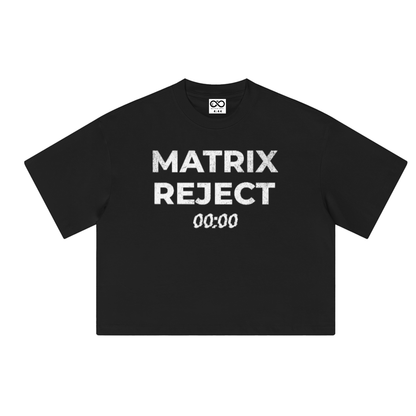 Glitch Matrix Reject Boxy Tee