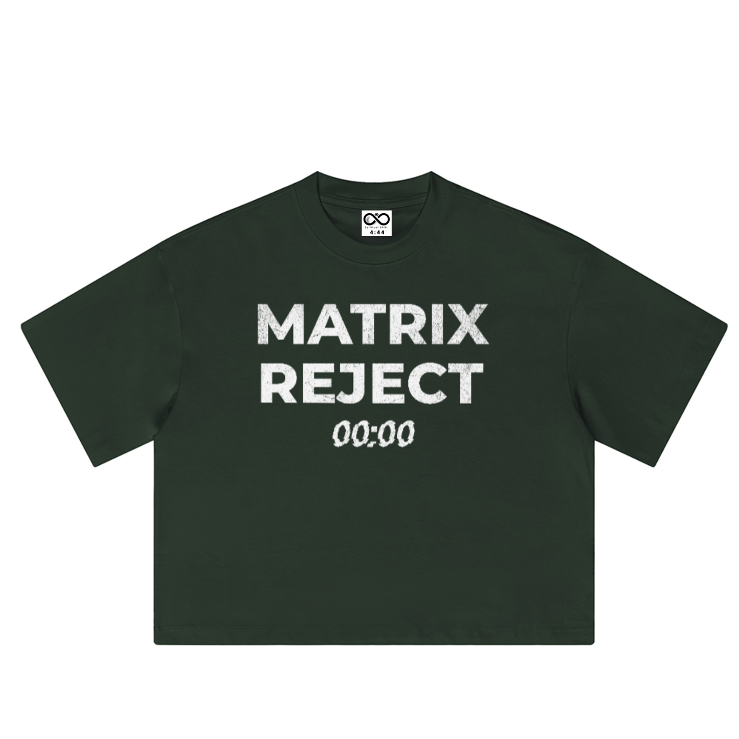 Glitch Matrix Reject Boxy Tee