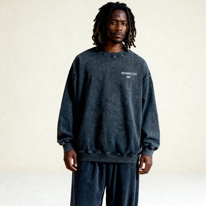 Ressurrected Heavyweight Oversized Faded Sweatshirt