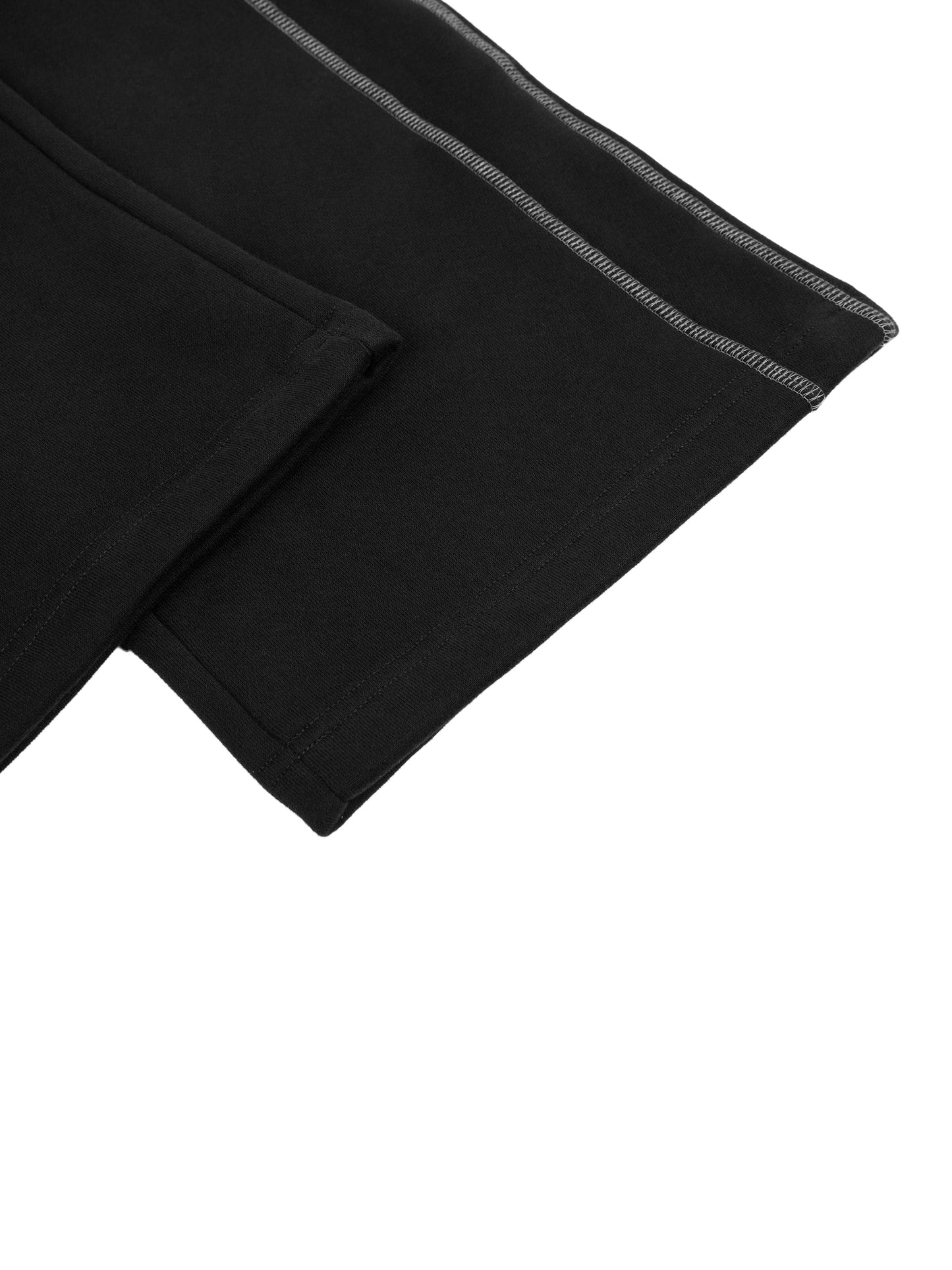 Unisex Matrix Dropout Contrast-Stitched Fleece Sweatpants