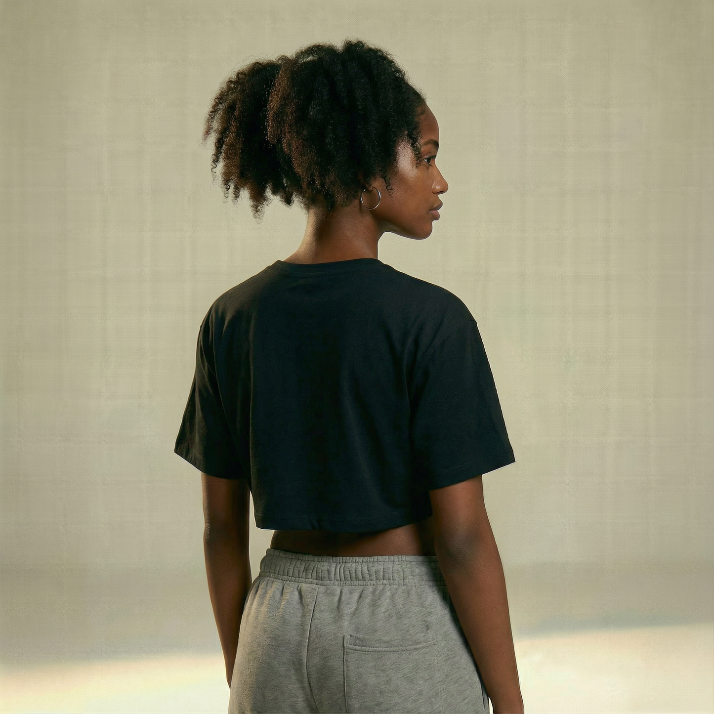 Channel Messenger 222 Crop Top