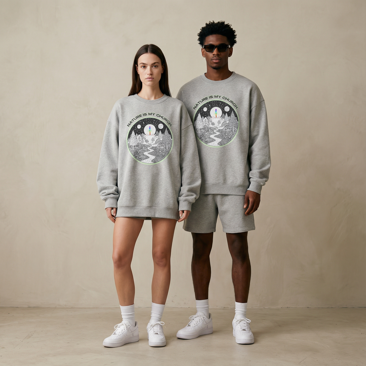 Nature is my church Heavyweight Oversized Sweatshirt