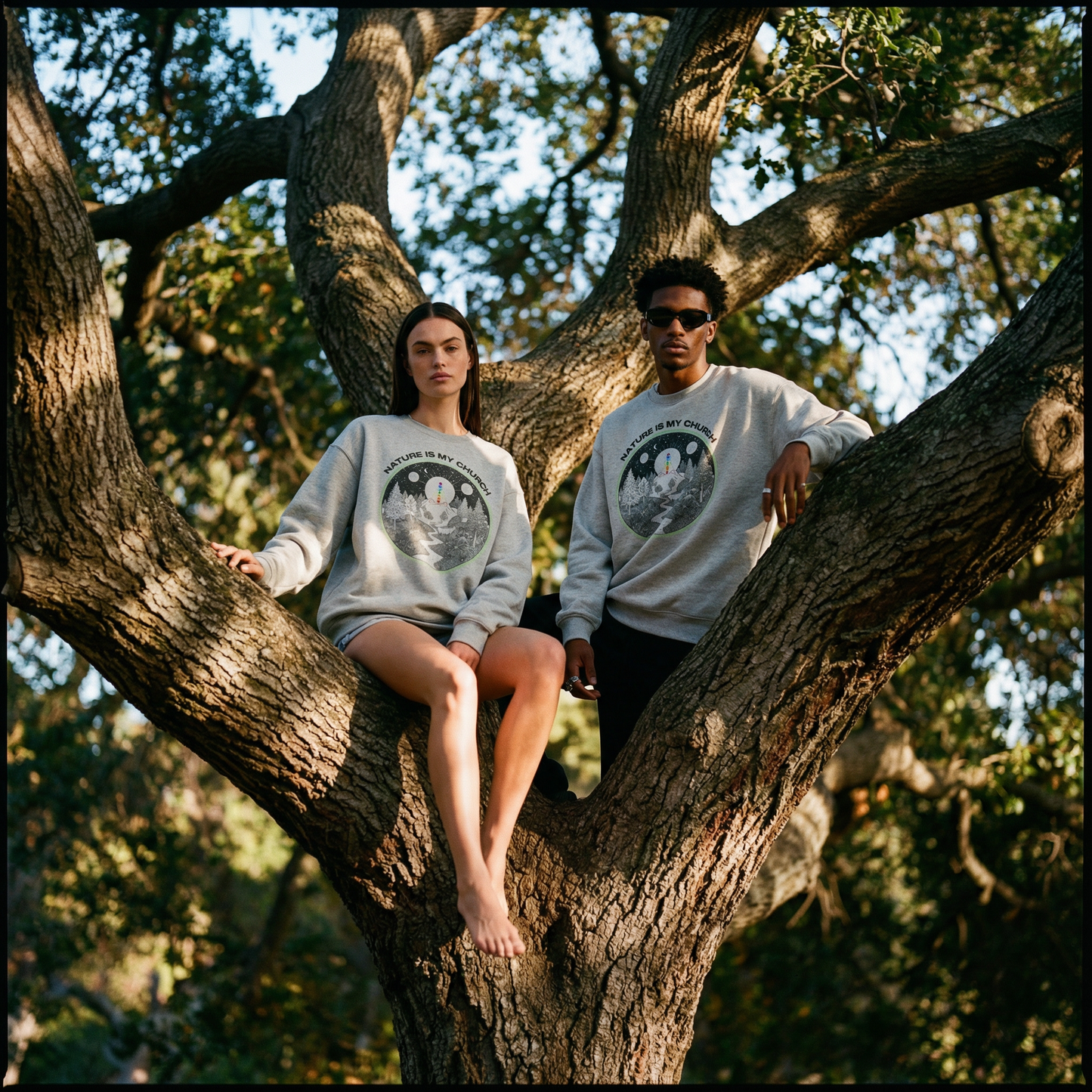 Nature is my church Heavyweight Oversized Sweatshirt