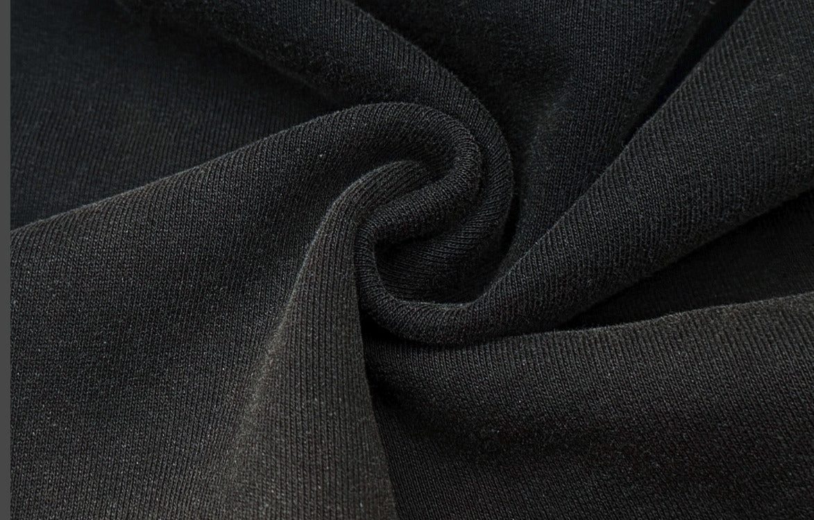 Glitch Timeline Jumper Washed Distressed Zip-Up Hoodie