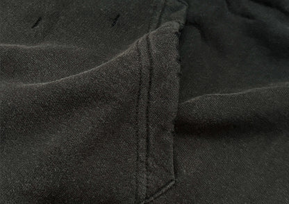 Glitch Timeline Jumper Washed Distressed Zip-Up Hoodie